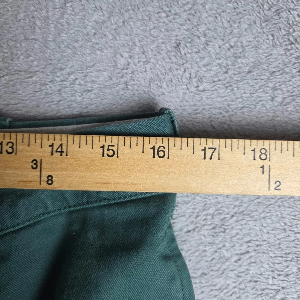 Wallace & Barnes Creased Work Pleated Pant Green Twill Fatigue Officer 32x30